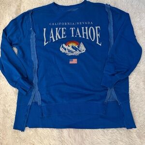 Urban Outfitters Blue Lake Tahoe Women’s sweatshirt NWOT